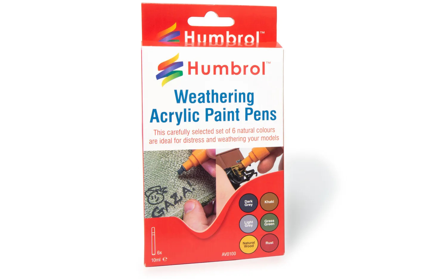 AV0100 Humbrol Weathering Pens