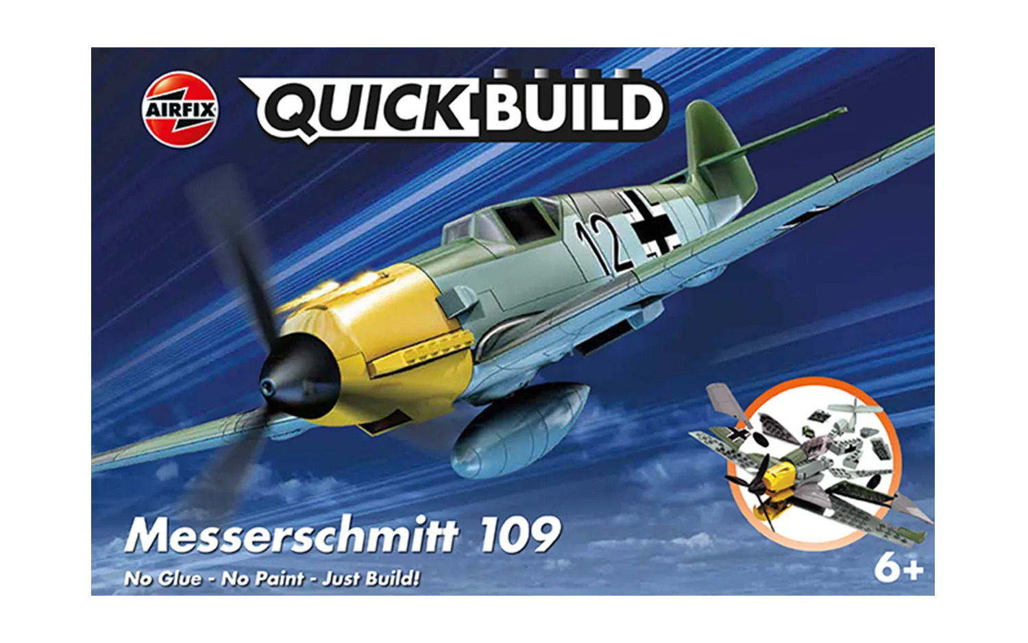 J6001 Airfix QUICKBUILD Messerschmitt Bf109