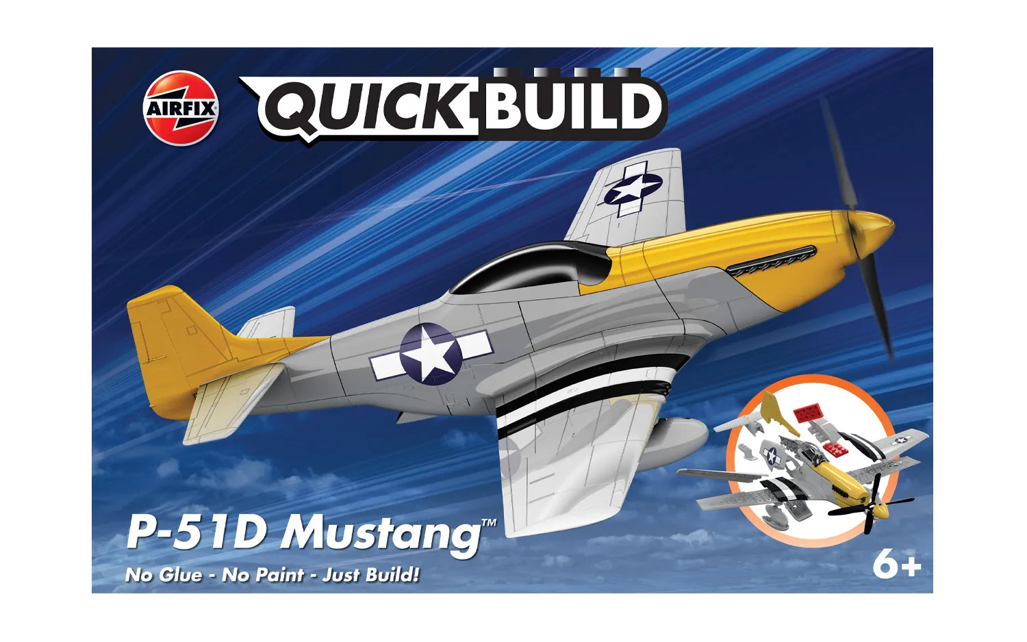 J6016 Airfix QUICKBUILD P-51D Mustang