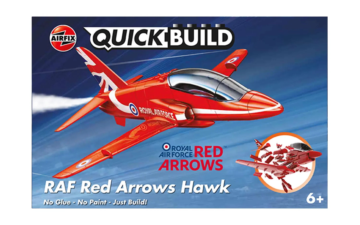 J6018 Airfix QUICKBUILD Red Arrows Hawk