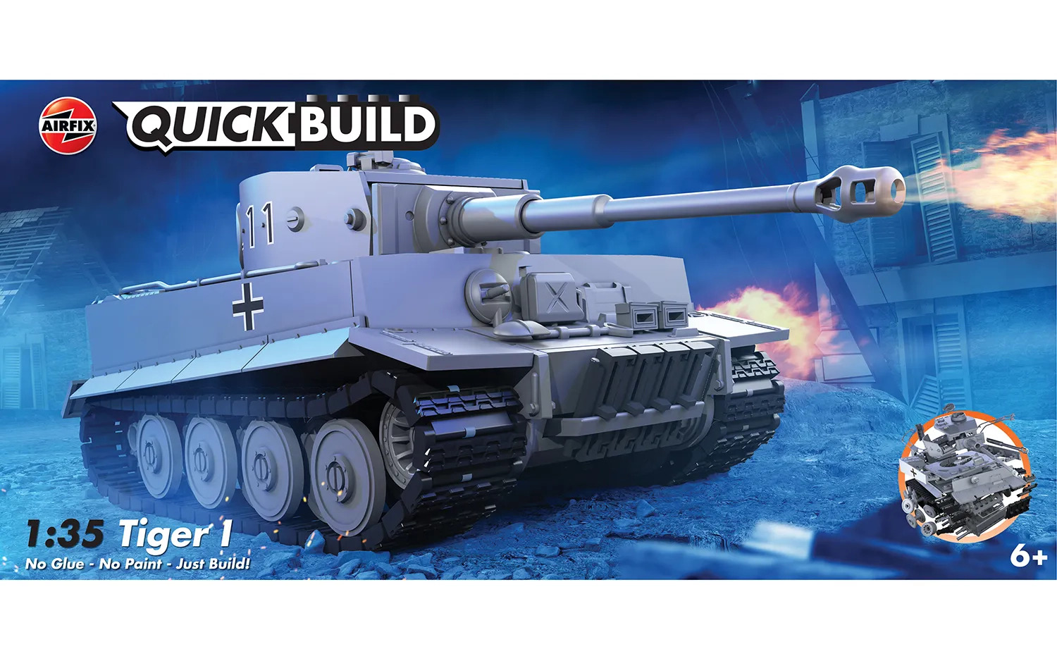 J6041 Airfix QUICKBUILD Tiger I