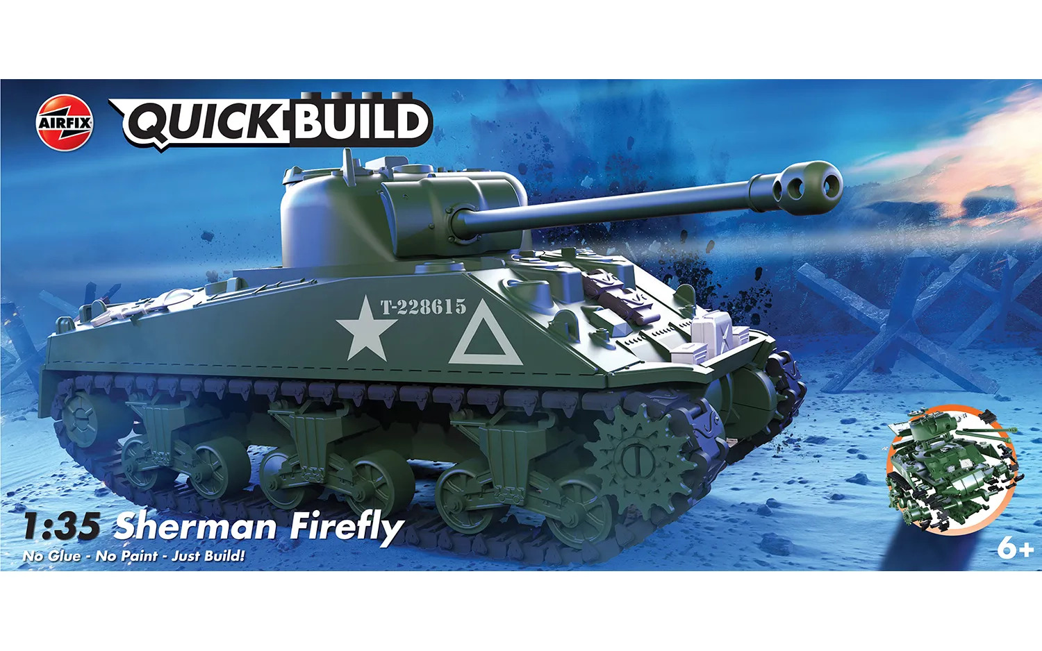 J6042 Airfix QUICKBUILD Sherman Firefly