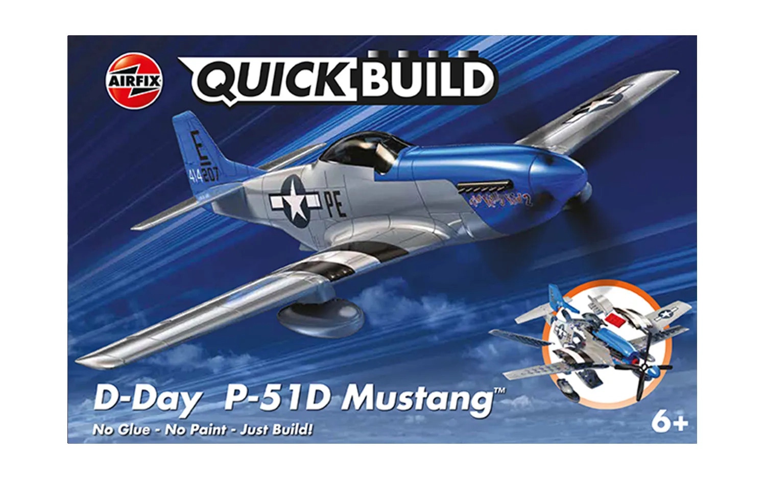 J6046 QUICKBUILD D-Day P-51D Mustang