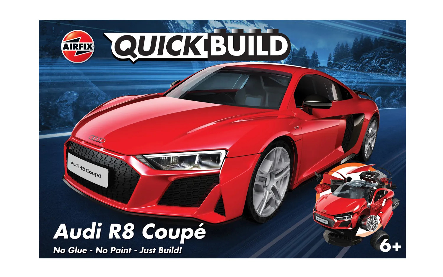 J6049 Airfix QUICKBUILD Audi R8 Coupe