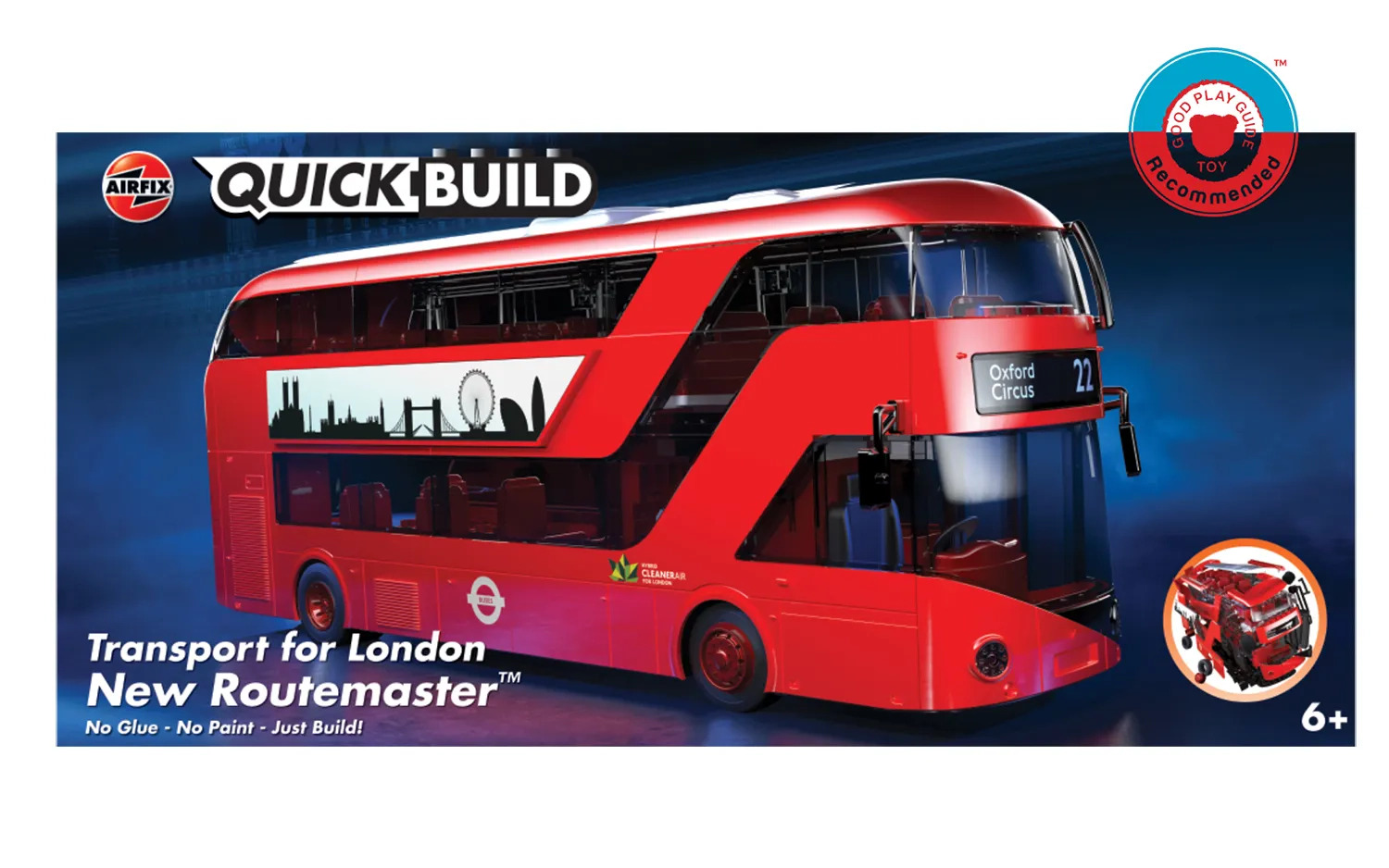 J6050 Airfix QUICKBUILD New Routemaster Bus