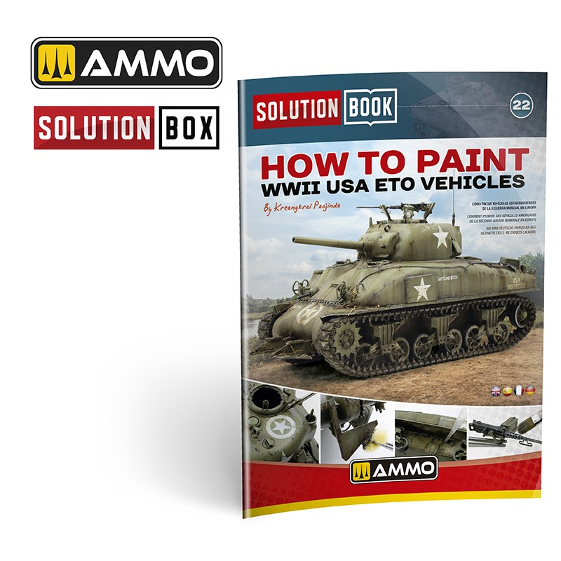 MIG6528 Mig SOLUTION BOOK 22 - How to Paint WWII ETO vehicles  MULTILIN