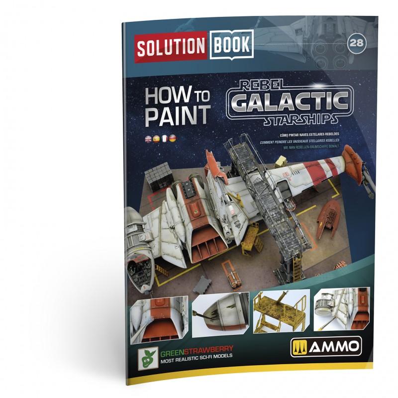 MIG6533 Mig SOLUTION BOOK 28 - How to Paint Rebel Galactic Starships  (E