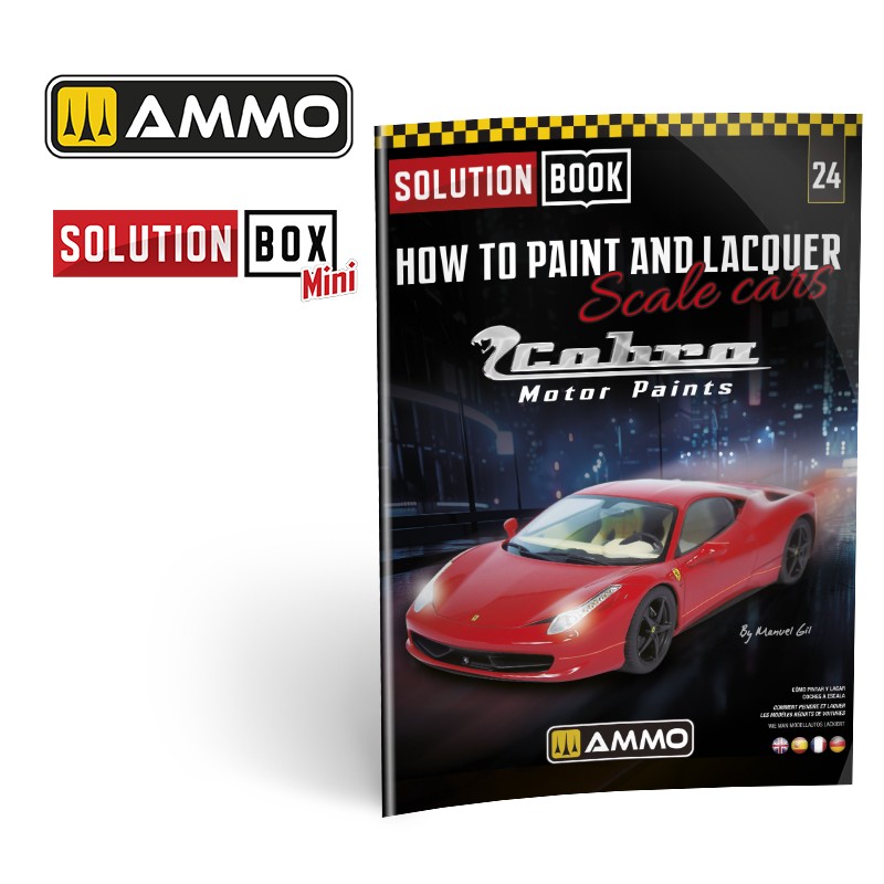 MIG6604 Mig SOLUTION BOOK 24 - How to Paint and Lacquer Scale Cars (Engl