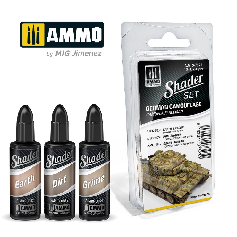 AMMO by MIG Streaking & Wet Effects Airbrush Stencils