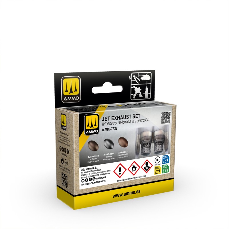MIG7528 A-STAND Jet Exhaust Set
