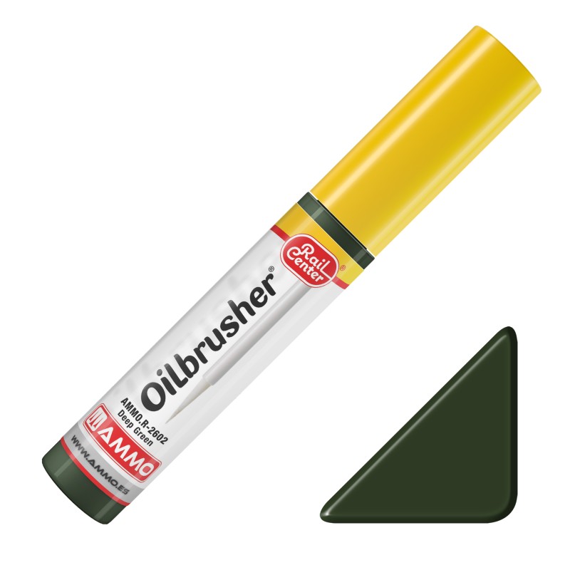 MIGR2602 Rail Center Oilbrusher Deep Green