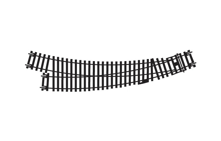 R8075 Hornby Right Hand Curved Point